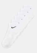 EVERYDAY CUSH ANKLE 6 PACK UNISEX - Sports socks - white/black