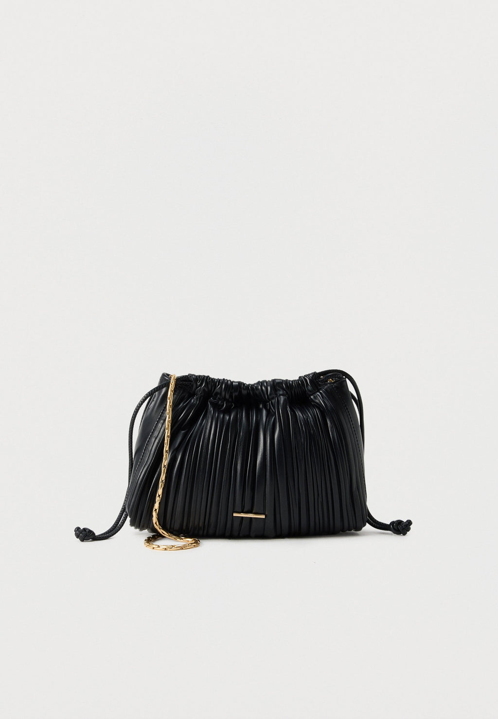 PLISSE - Cross body bag - black