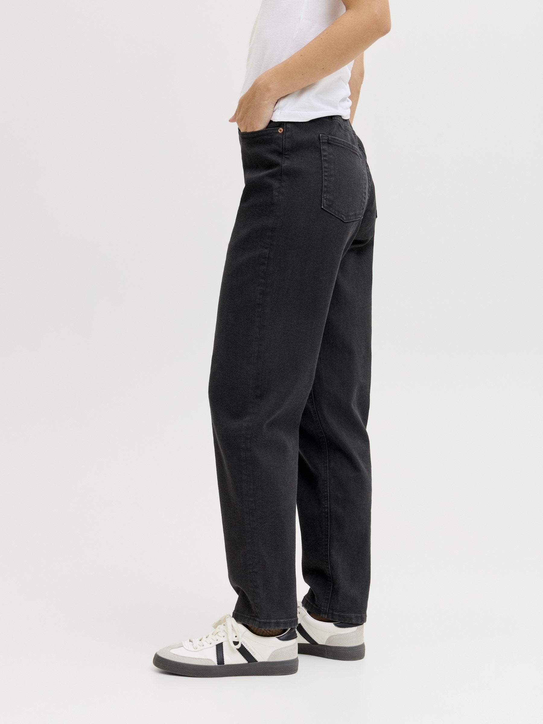 Mom fit JXLISBON HW C4143 JEANS DNM NOOS - Mom Jeans - black denim