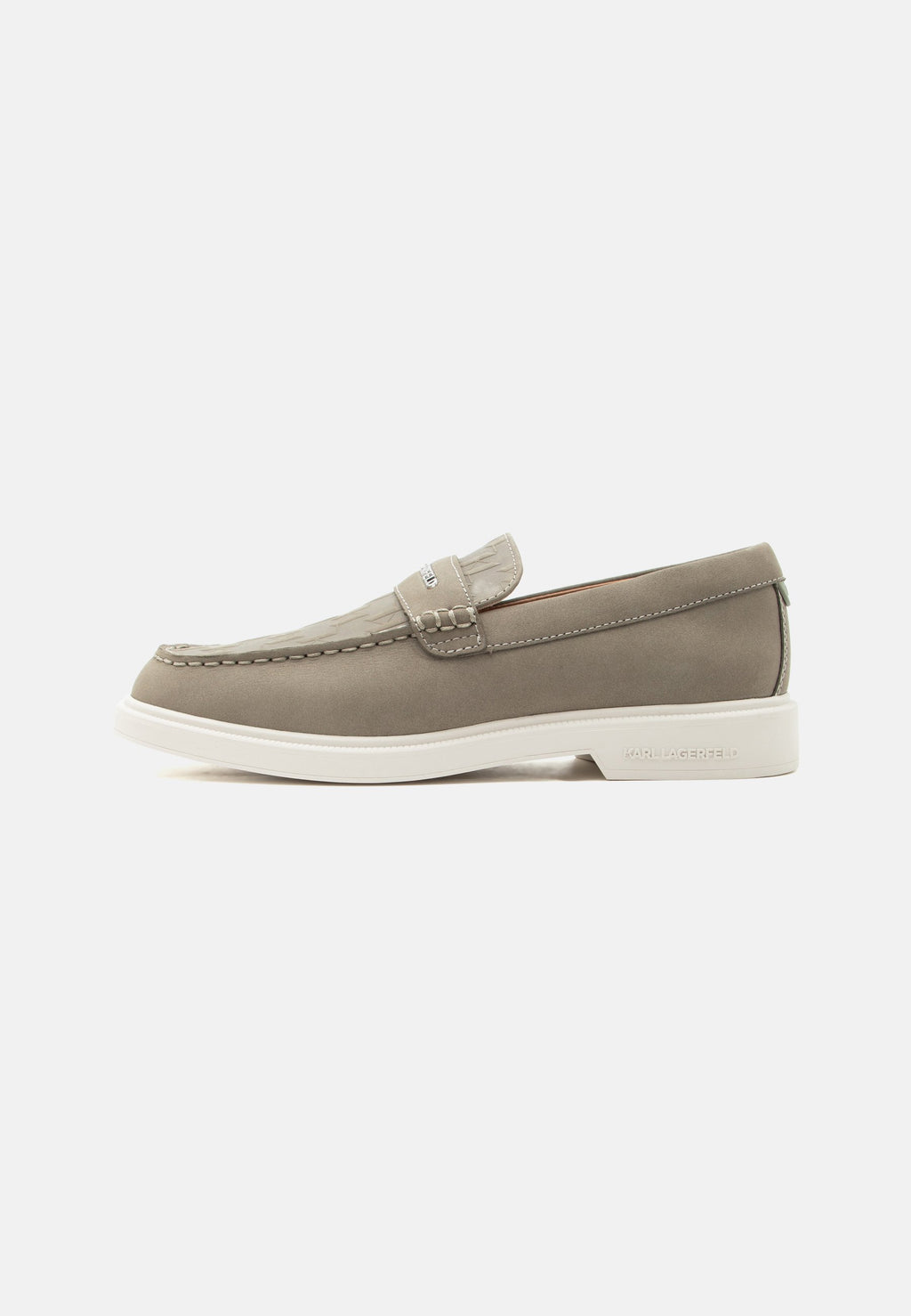 KORI MONOGRAM VAMP - Slip-ons - light khaki