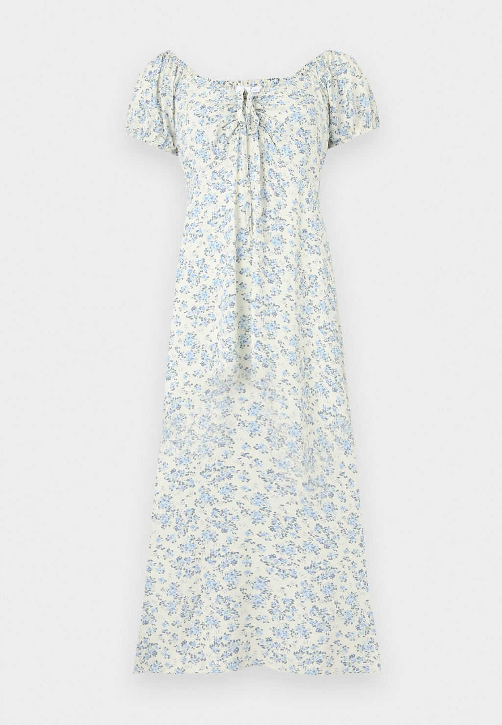 TIE PUFF MAXI - Day dress - blue