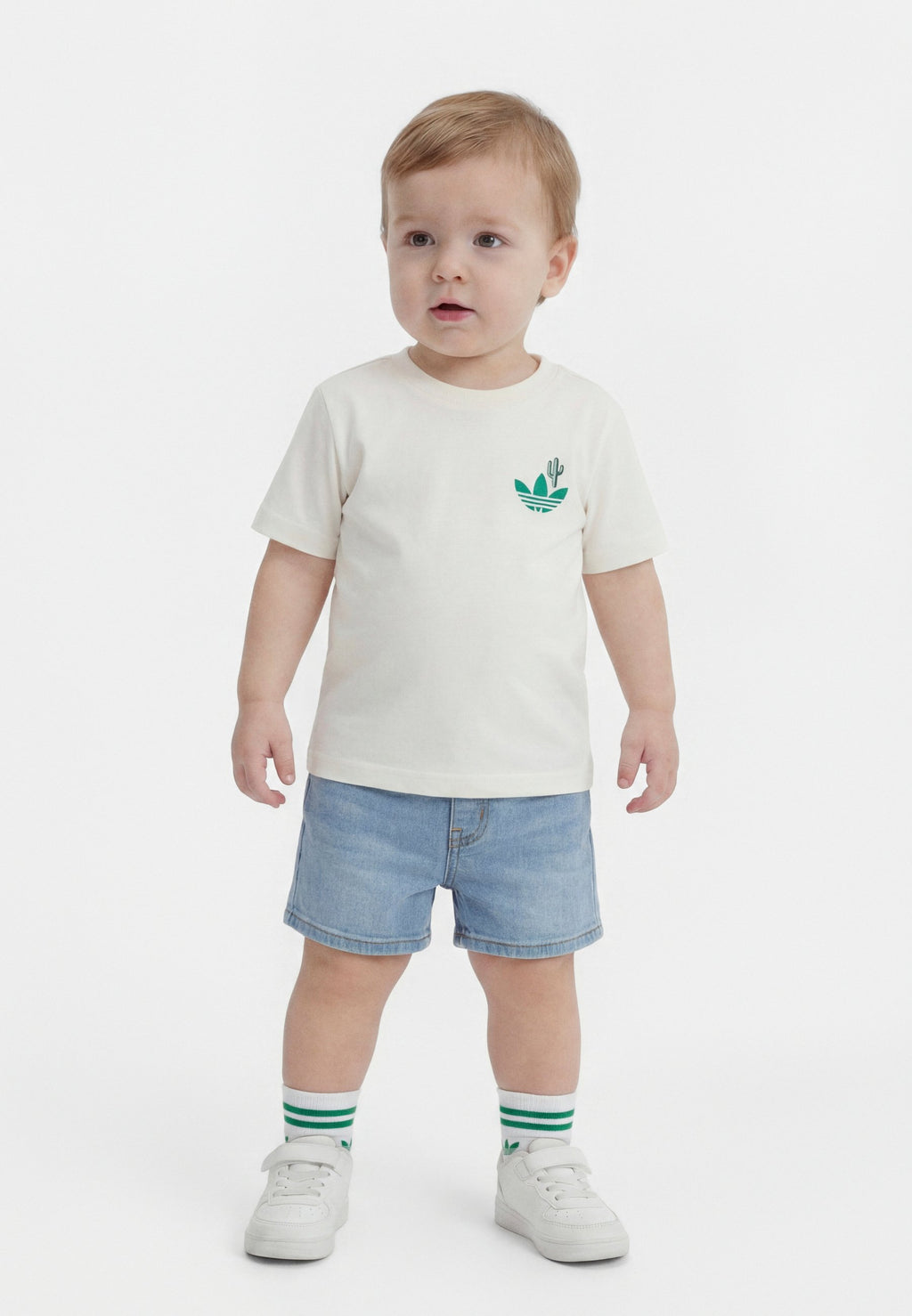 T-SHIRT WESTERN UNISEXE - T-shirt imprimé - blanc essentiel