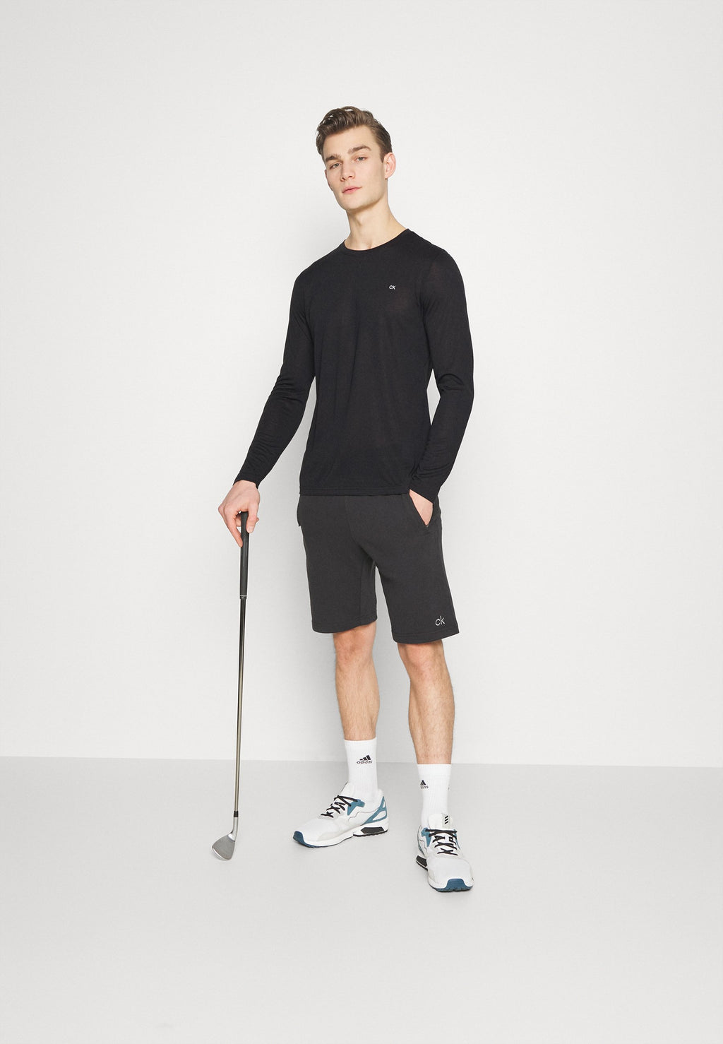 ASSORTED LONG SLEEVE 3 PACK - Long sleeved top - black/navy/silver