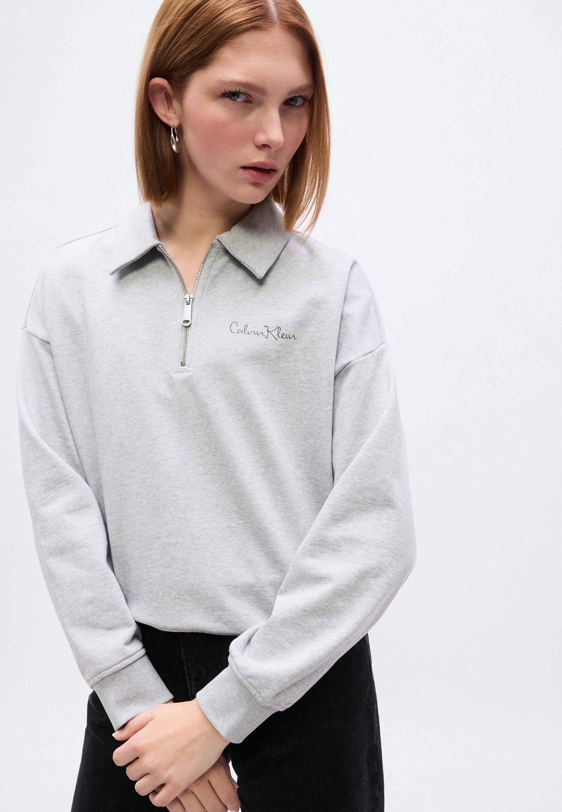 GRAPHIC - Sweatshirt - history grey heather