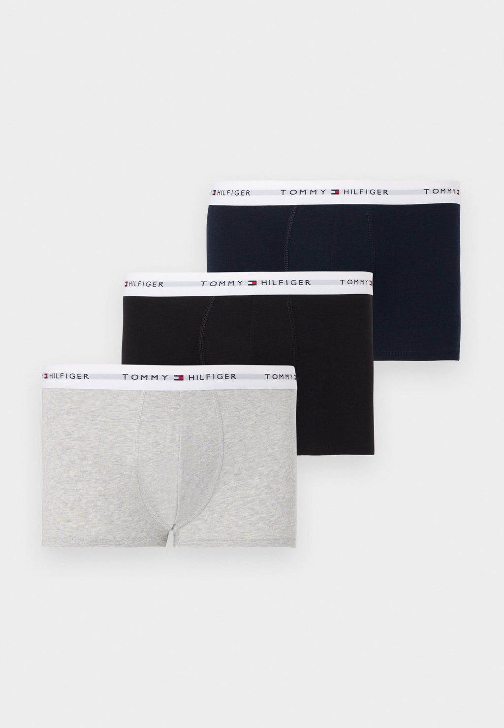 LOW RISE TRUNKS SIGNITURE  3 PACK - Trunks - black/dark blue/grey