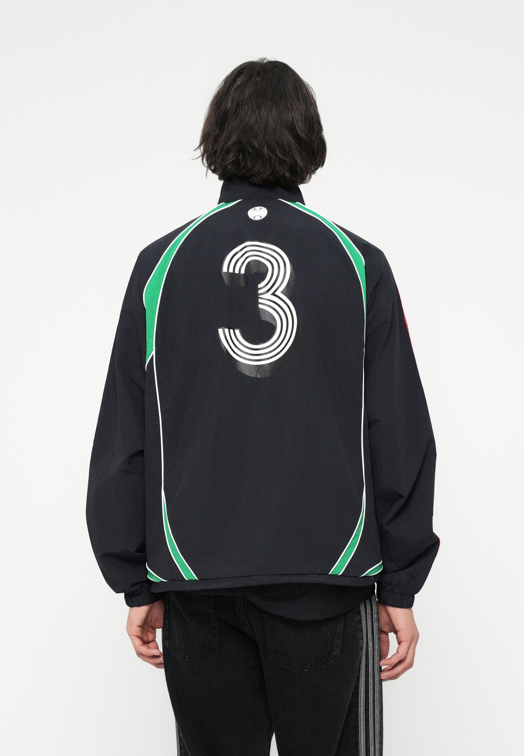 UNISEX - Light jacket - black/green/better scarlet