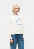 INTARSIA CREW - Jumper - white