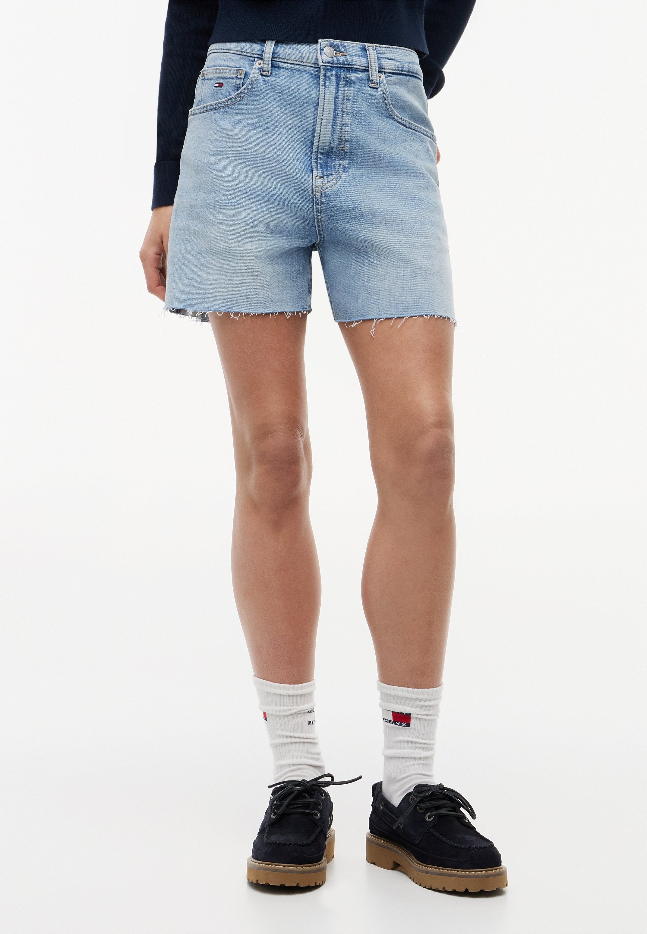 MOM - Denim shorts - denim light