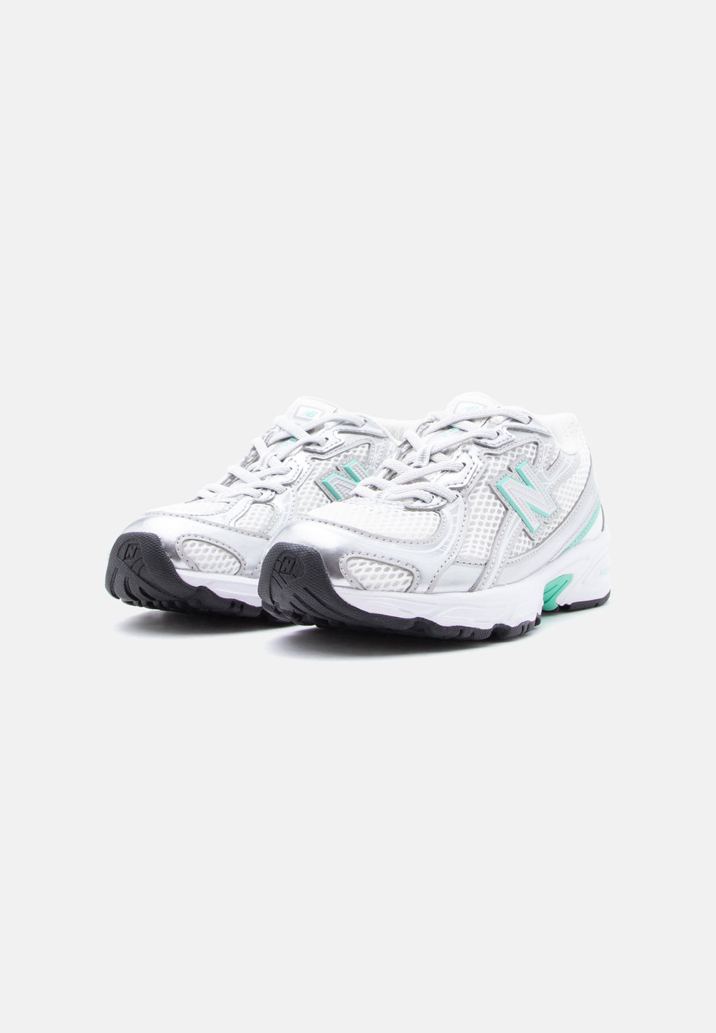 740 UNISEX - Trainers - silver-coloured metallic/deep end