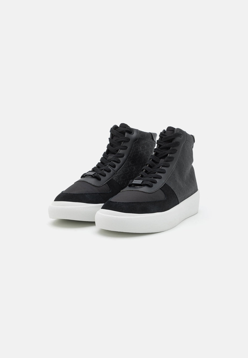 LACE UP - High-top trainers - black mono
