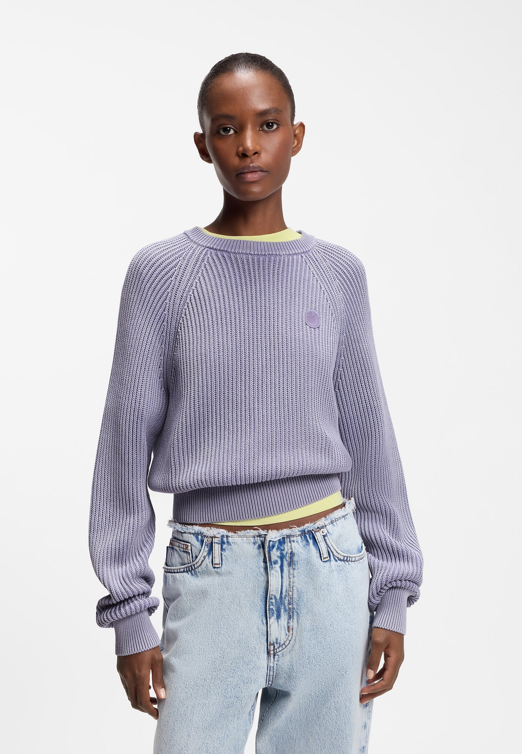 SLIPERY - Jumper - bright purple