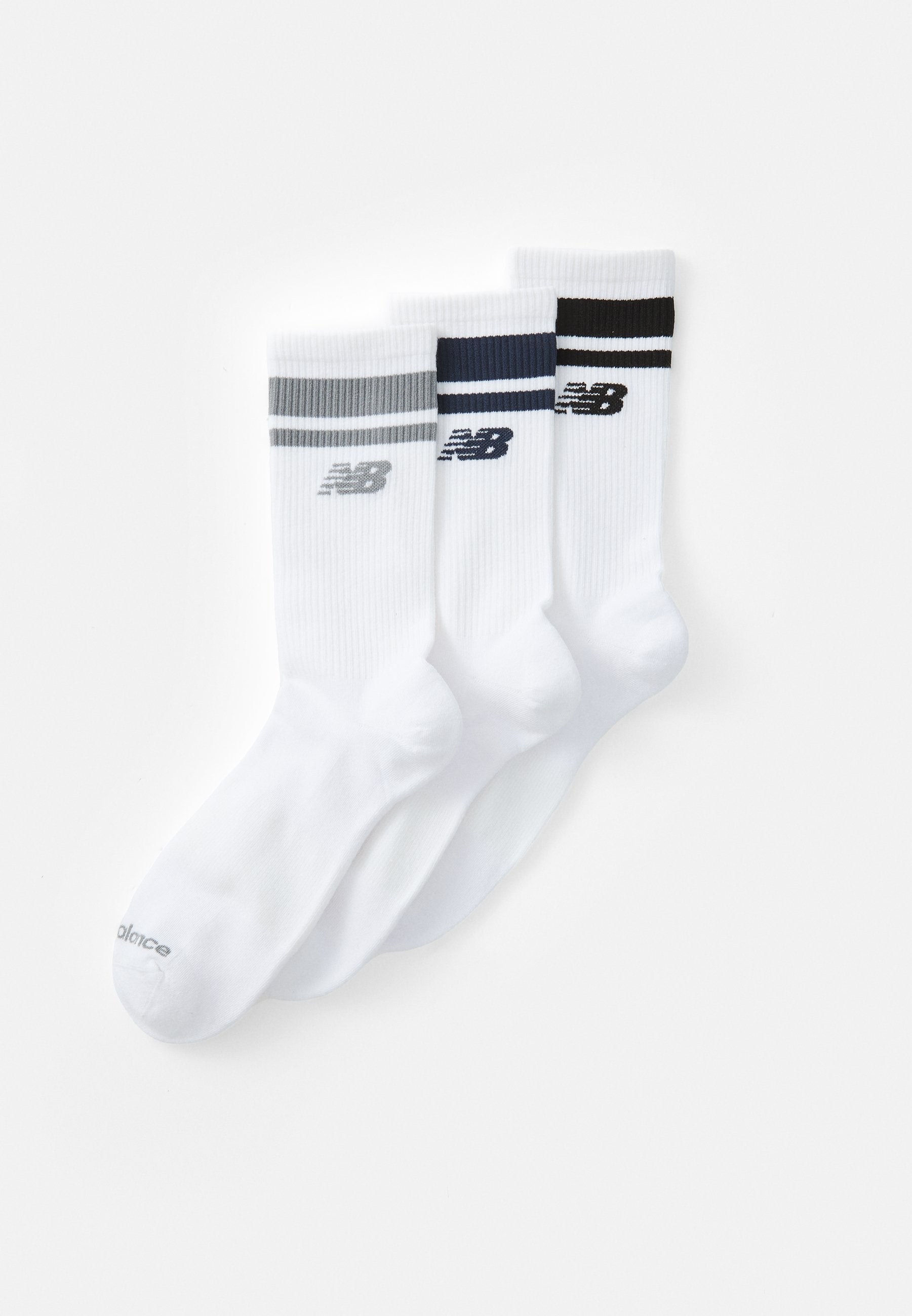 RUN MI-MOLLET UNISEXE LOT DE 3 - Chaussettes de sport - white