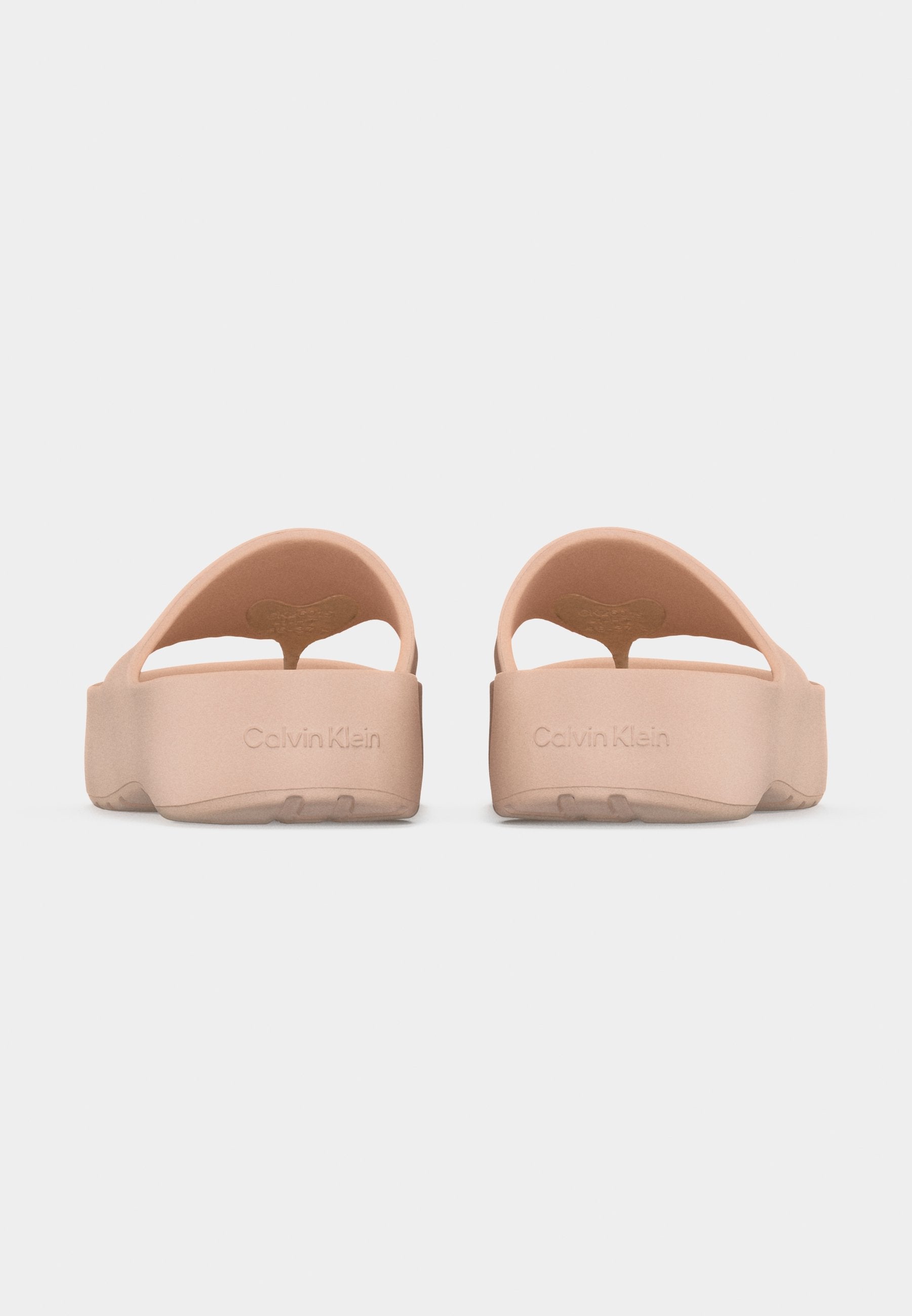 T-bar sandals - whisper pink