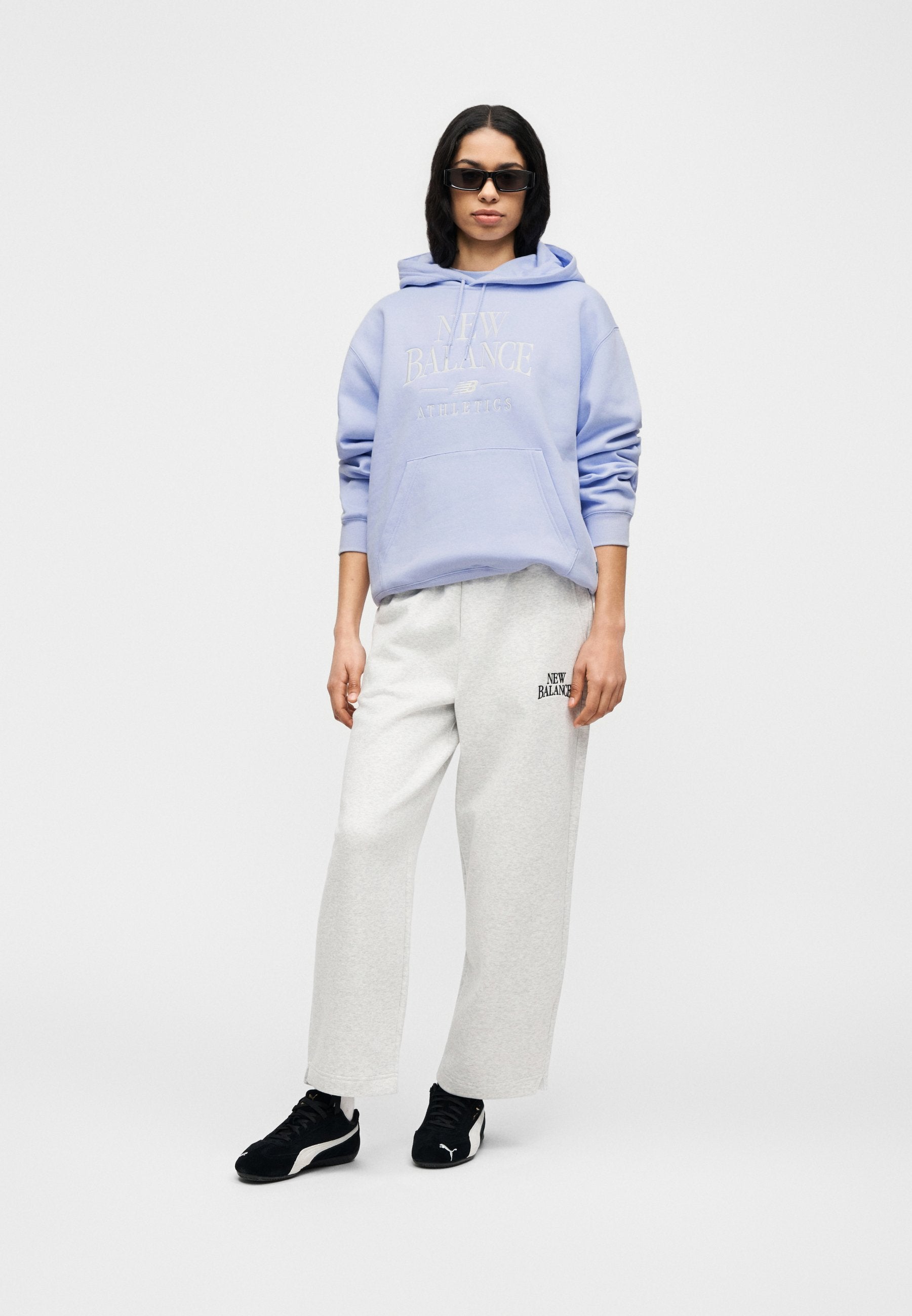 LINEAR HERITAGE HOODIE - Hoodie - lilac