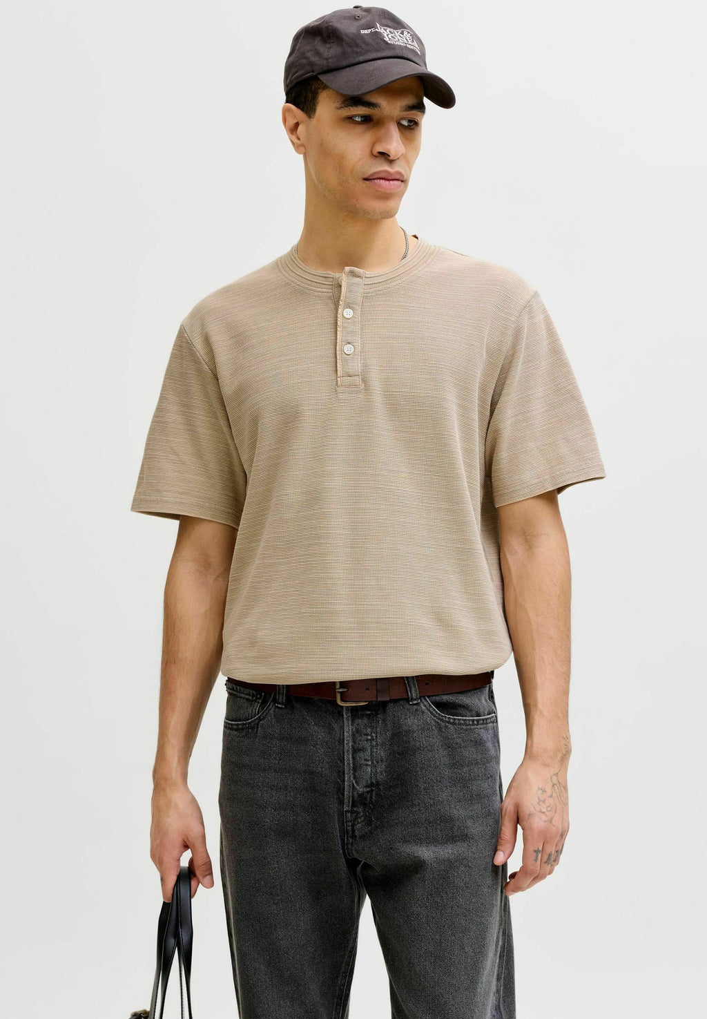 Plain - Basic T-shirt - humus