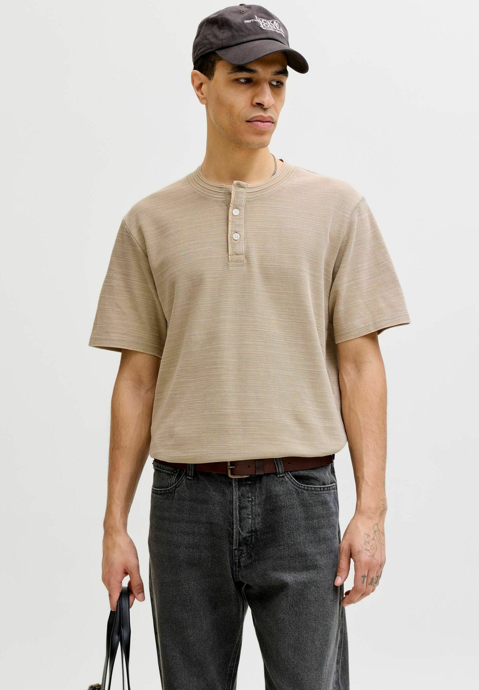 Plain - Basic T-shirt - humus