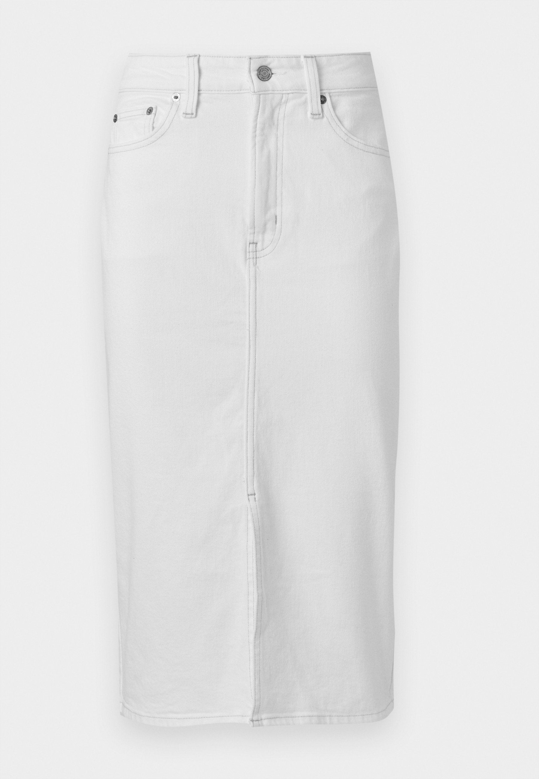 Denim skirt - fresh white