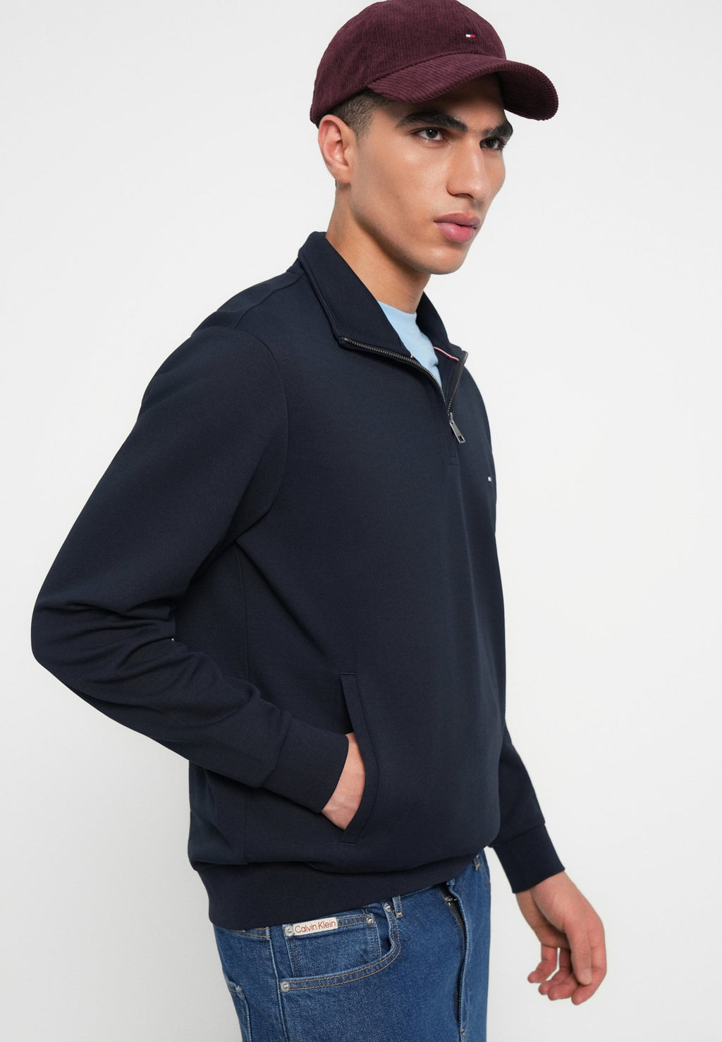 سويت شيرت PERFORMANCE QUARTER-ZIP INTECHNO KNIT - سويت شيرت - سماء الصحراء