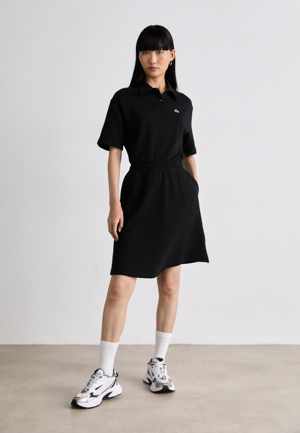 Shirt dress - black