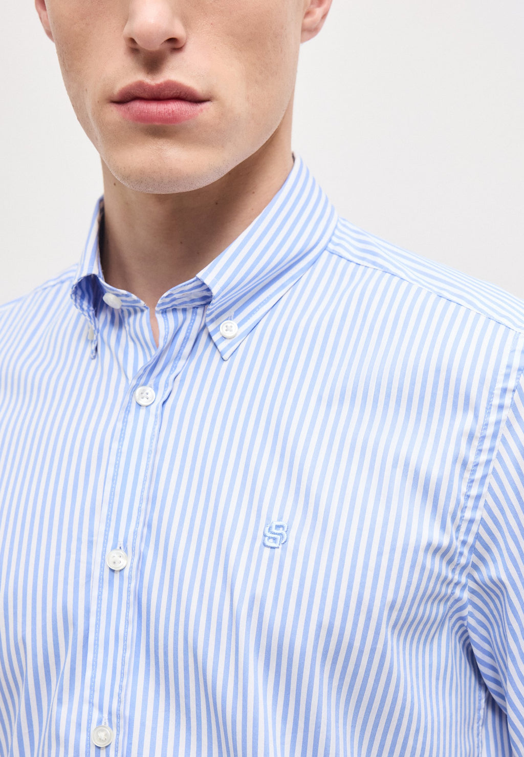Shirt - light pastel blue