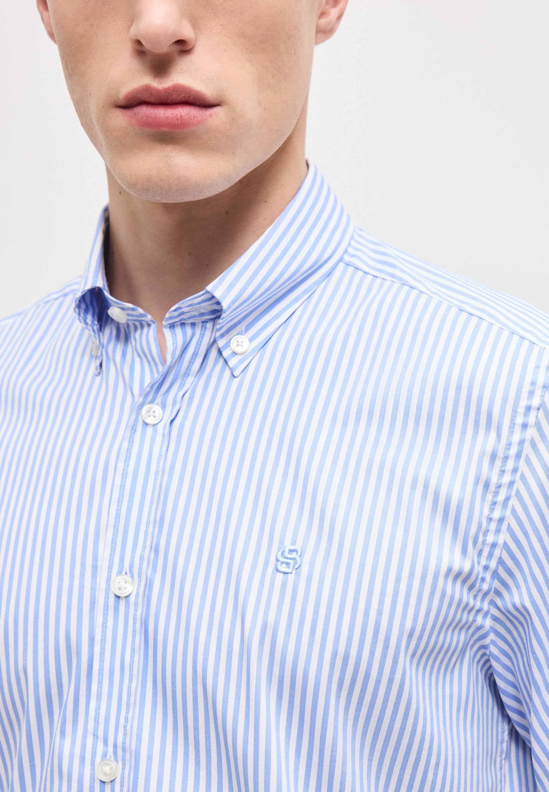 Shirt - light pastel blue