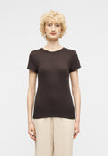 CREW - Print T-shirt - terra brown