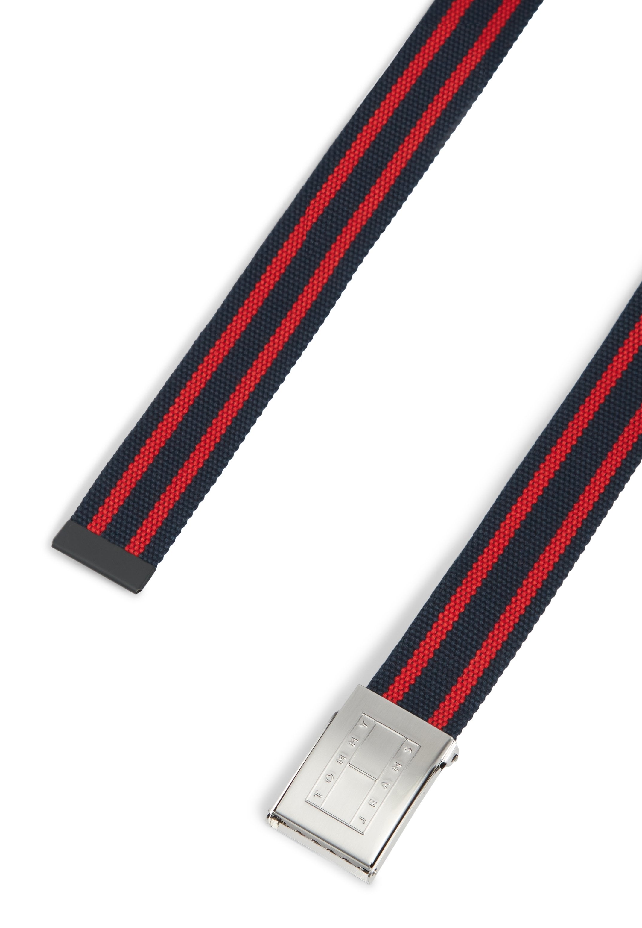 RYAN STRIPE WEBBING BELT - Belt - dark night navy / sapphire red