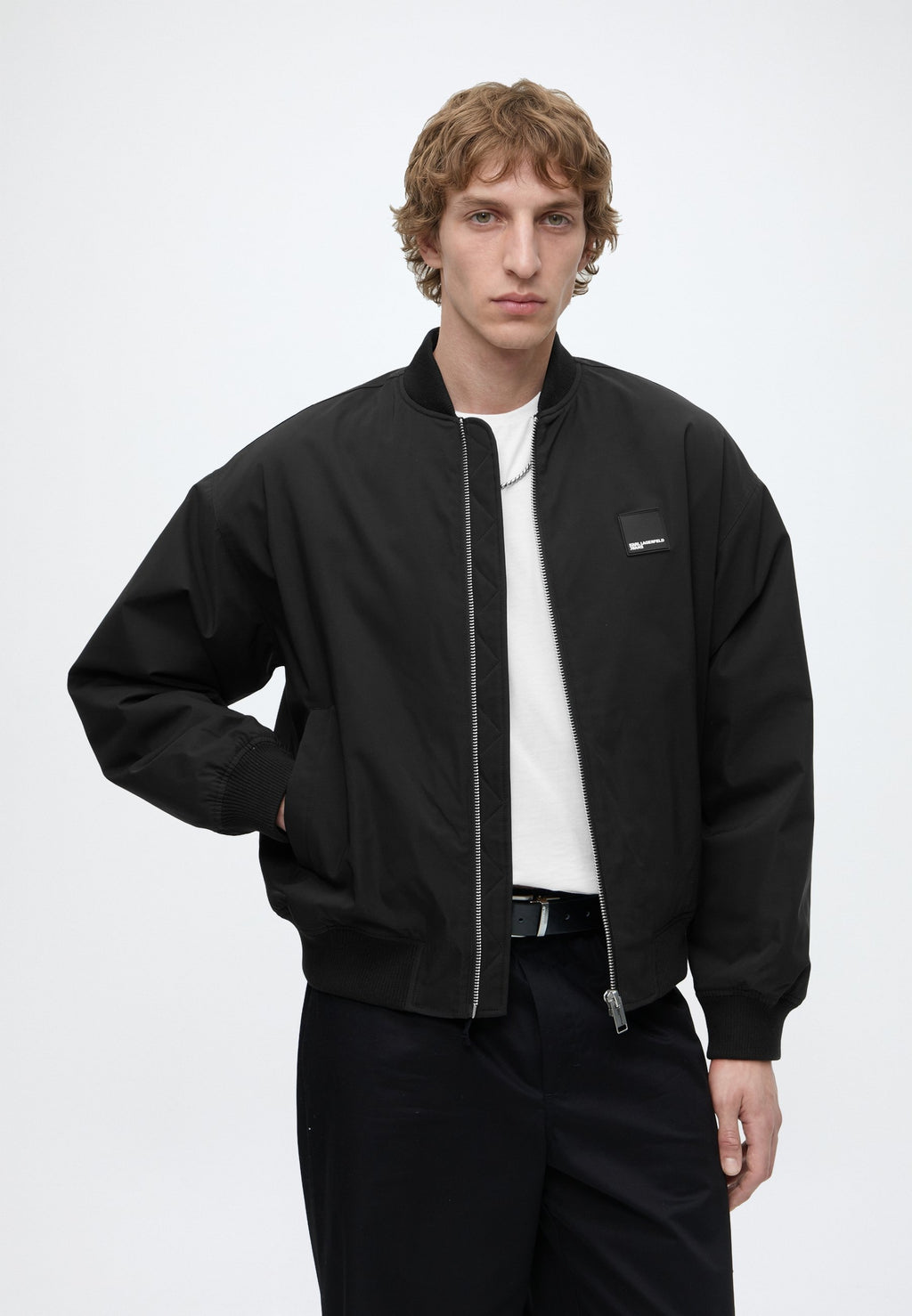 BOMBER - Light jacket - black