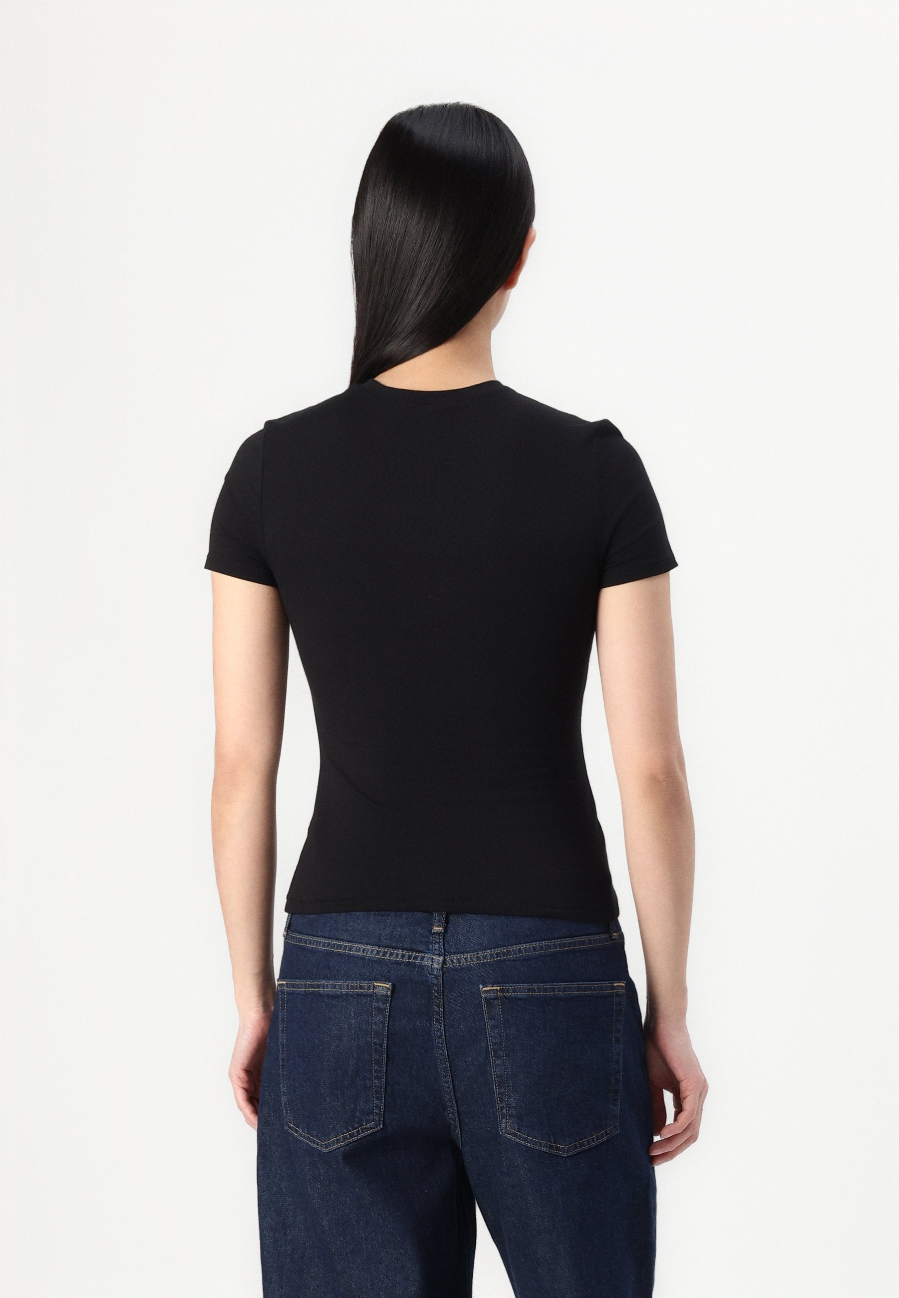 CREW - Basic T-shirt - black