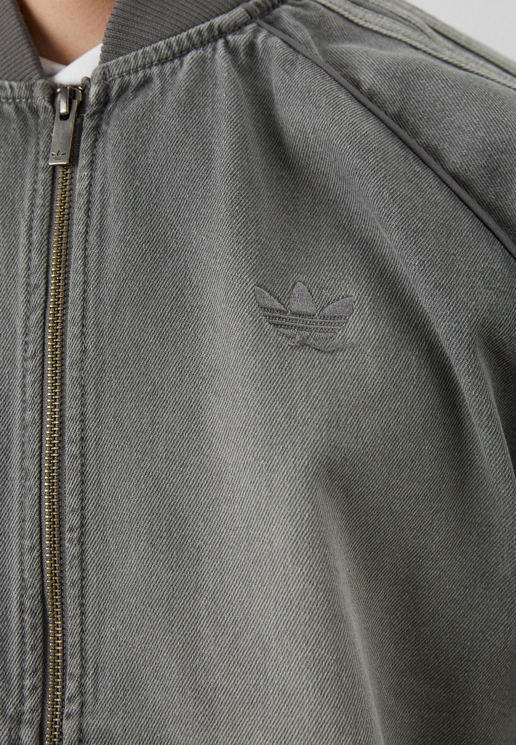 ADICOLOR LOOSE DENIM - Veste en jean - gris