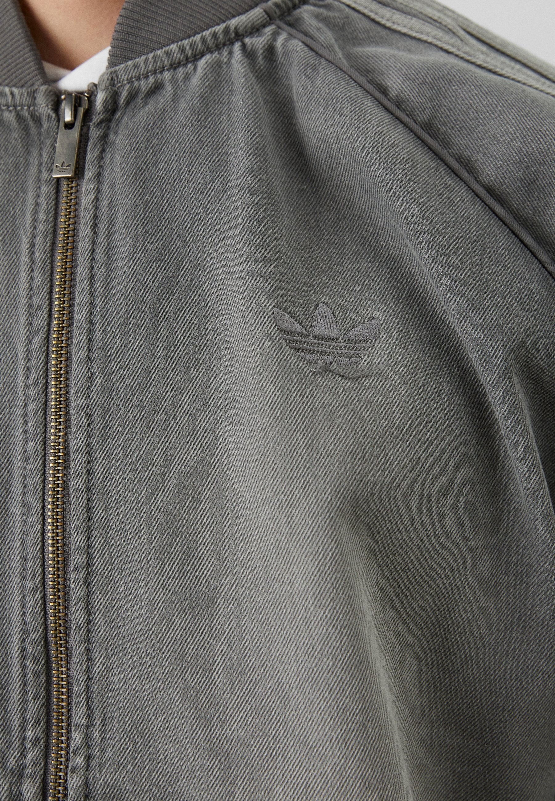 ADICOLOR LOOSE DENIM - Veste en jean - gris