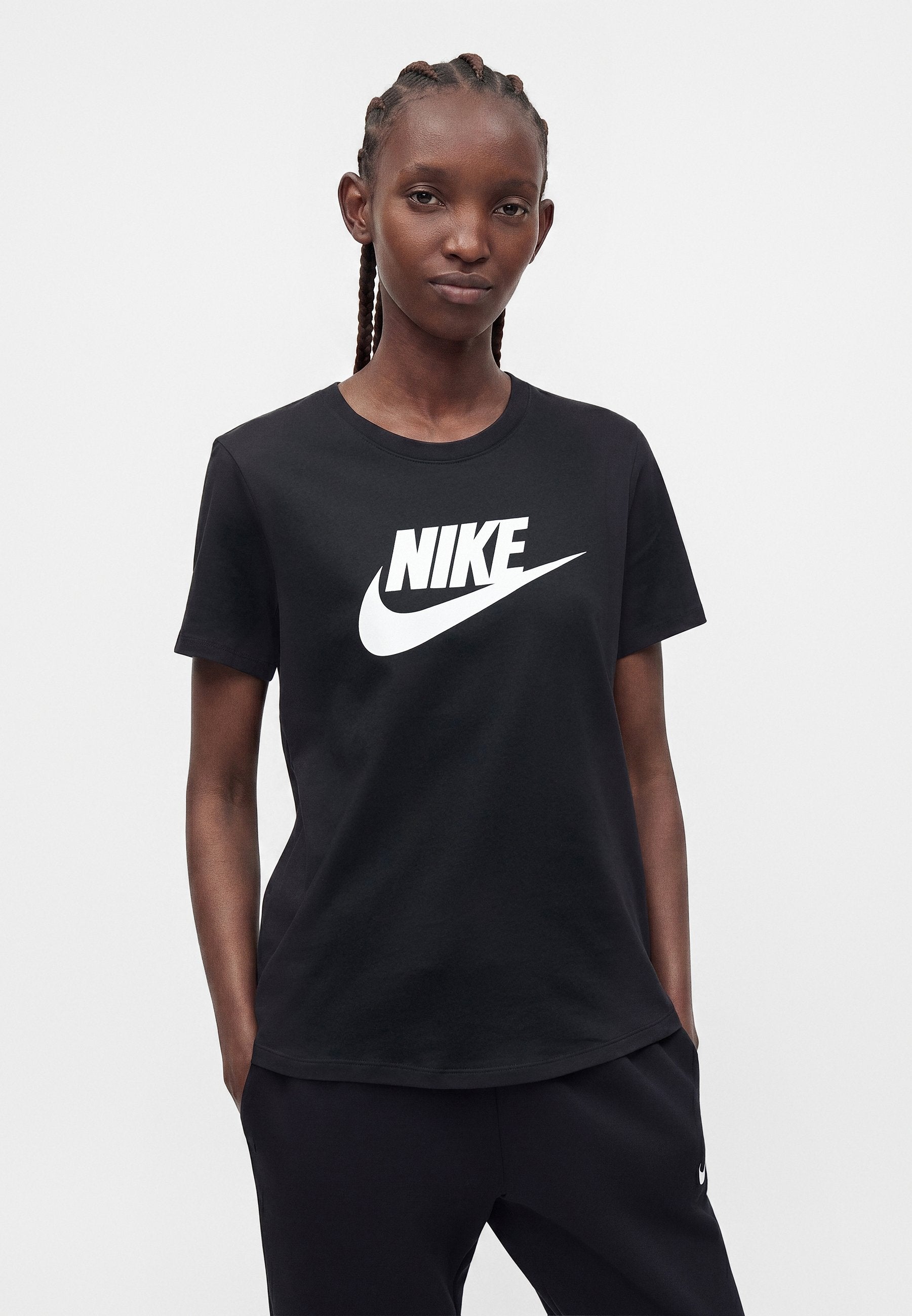 CLUB TEE - T-shirt imprimé - noir/blanc