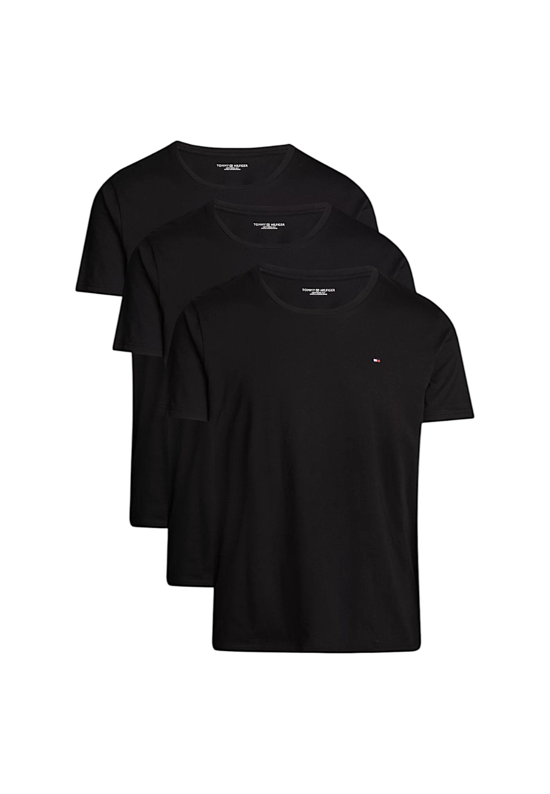 Lot de 3 t-shirts sans couture signature CTN ESS - Maillot de corps - noir noir noir