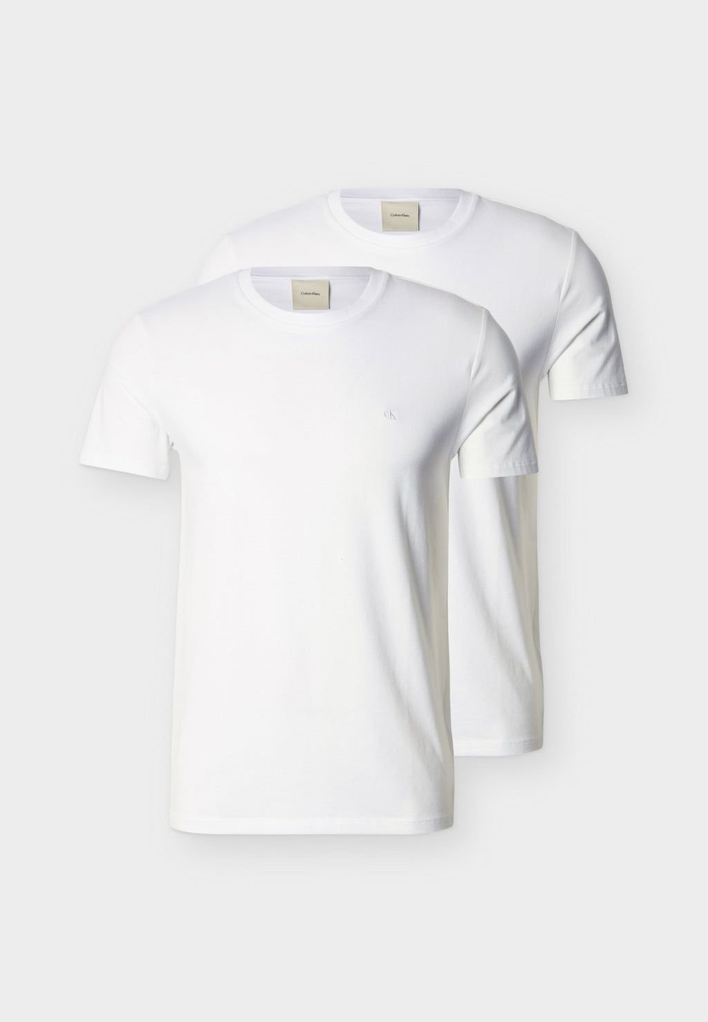 STRETCH SLIM TEE LIQUID TOUCH TEES 2 PACK - Basic T-shirt - bright white