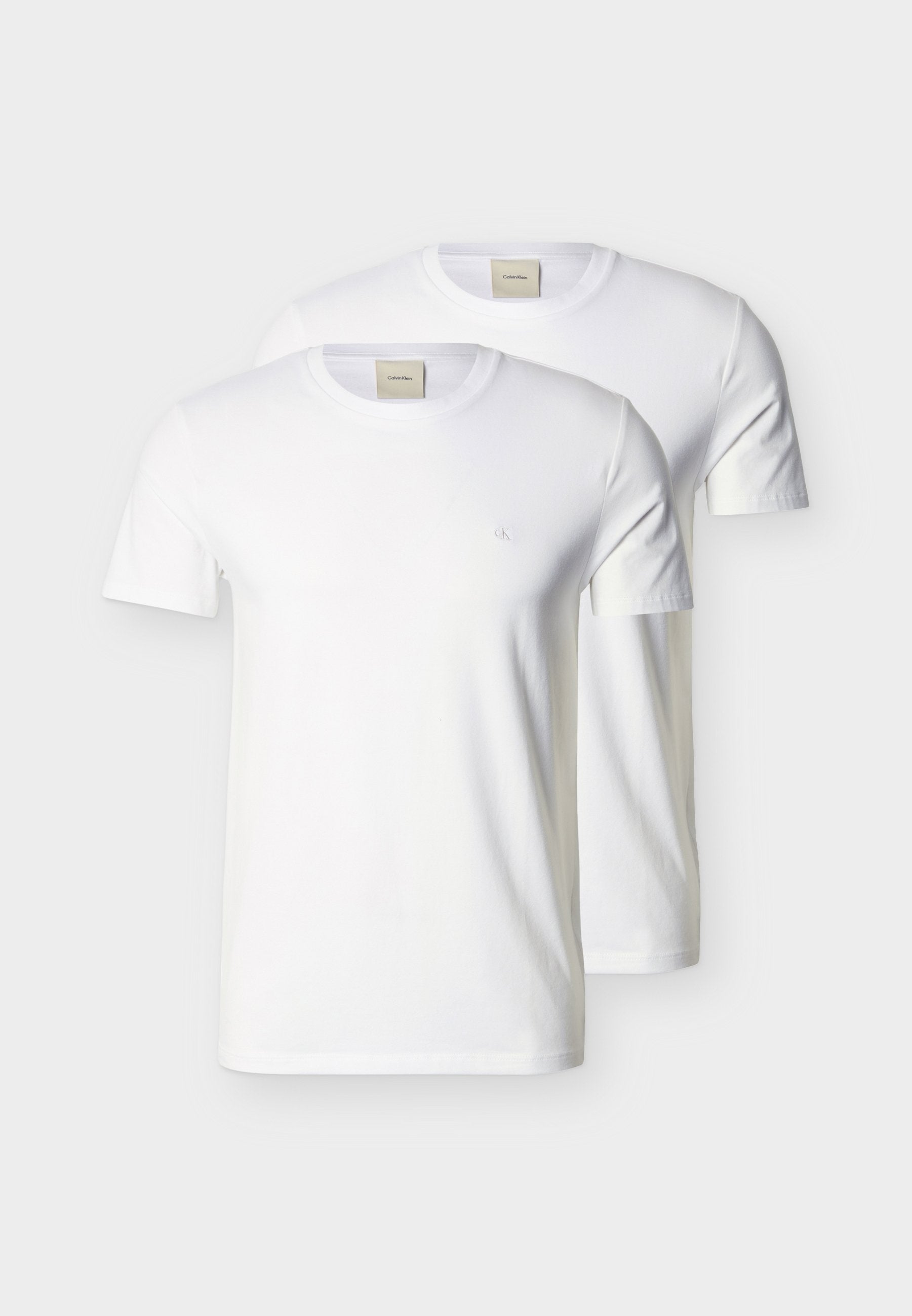STRETCH SLIM TEE LIQUID TOUCH TEES 2 PACK - Basic T-shirt - bright white