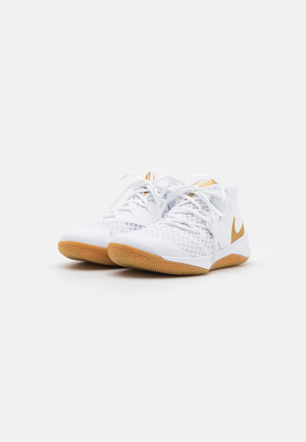 ZOOM HYPERSPEED COURT SE UNISEX - Volleyball shoes - white/gold
