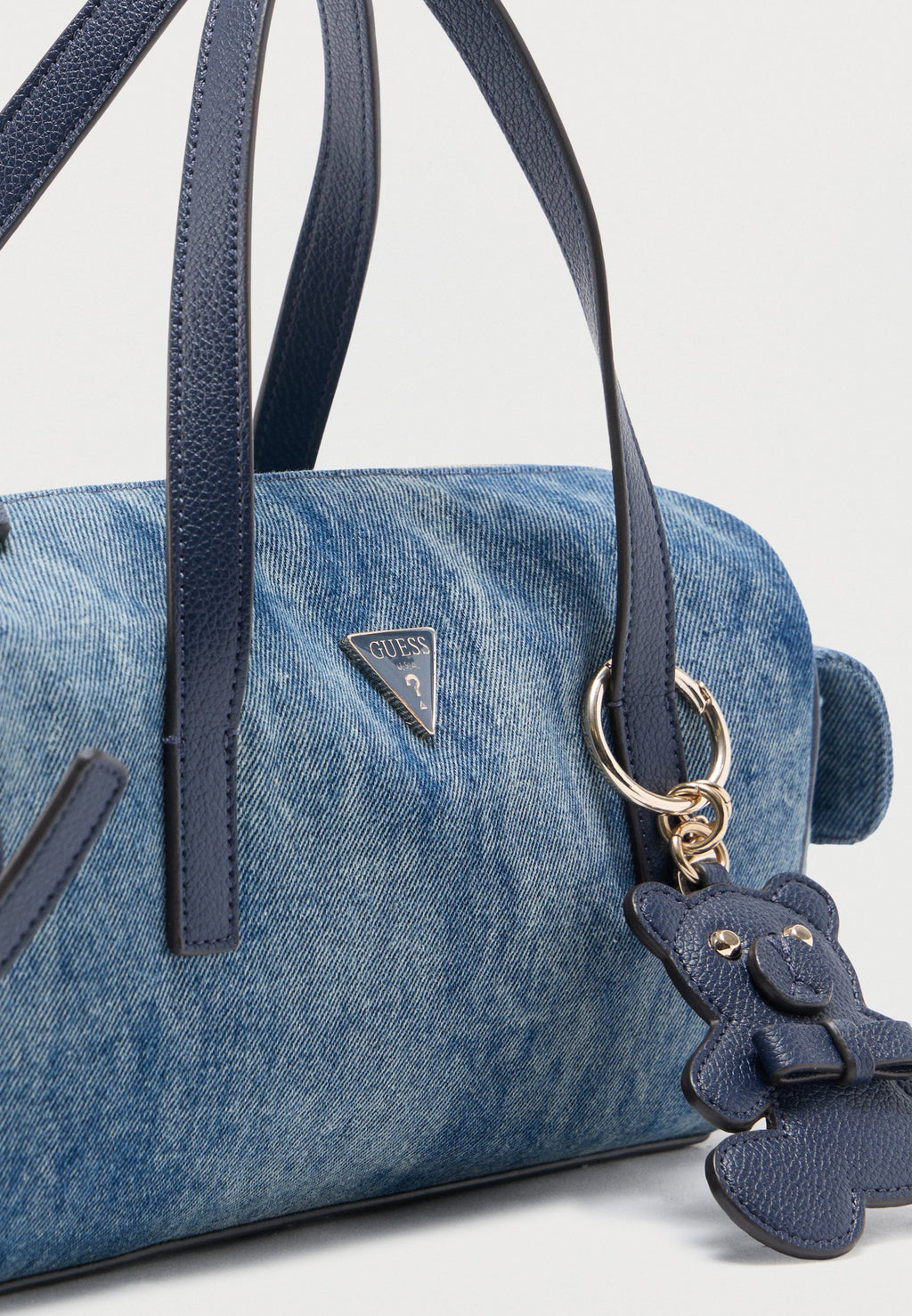 KASSIE SMALL BOX - Handbag - blue denim