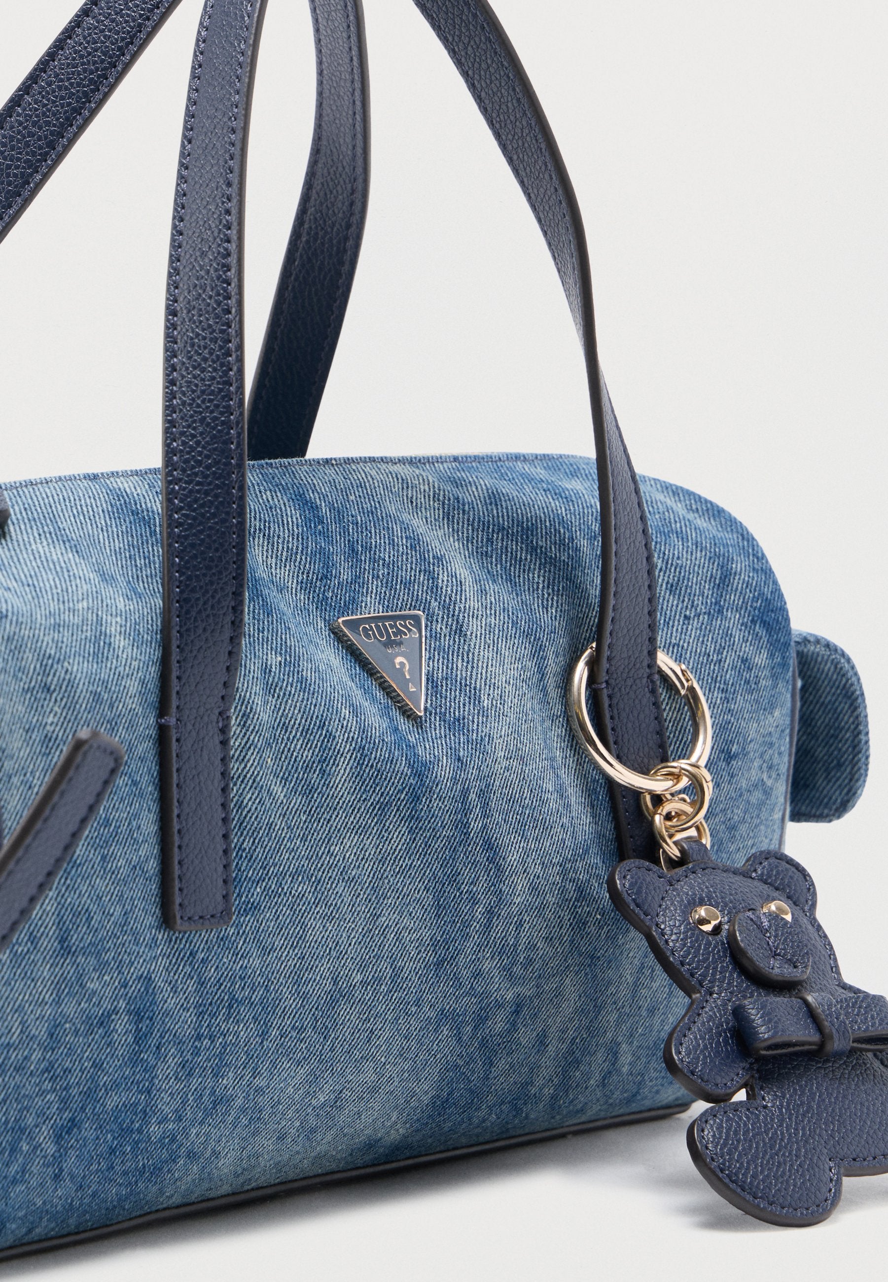 KASSIE SMALL BOX - Handbag - blue denim