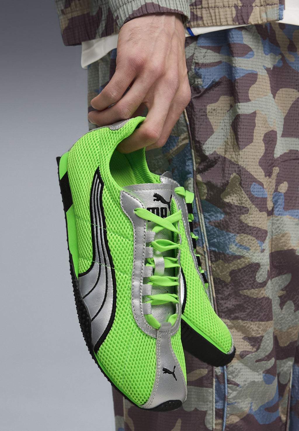 H STREET UNISEX - Trainers - fizzy green puma silver