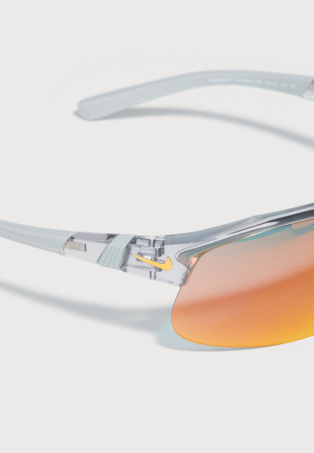 SHOW UNISEX - Lunettes de soleil - gris loup brillant/miroir orange