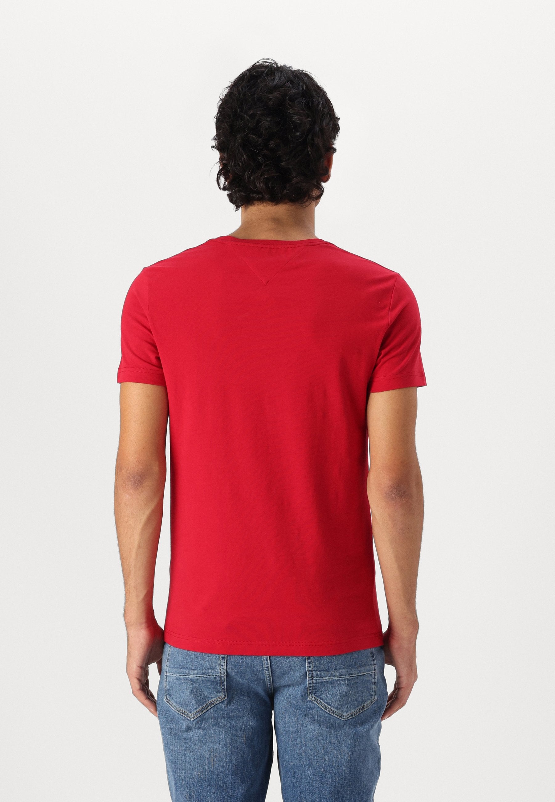 SLIM FIT TEE CORE ESSENTIALS - Basic T-shirt - medium red