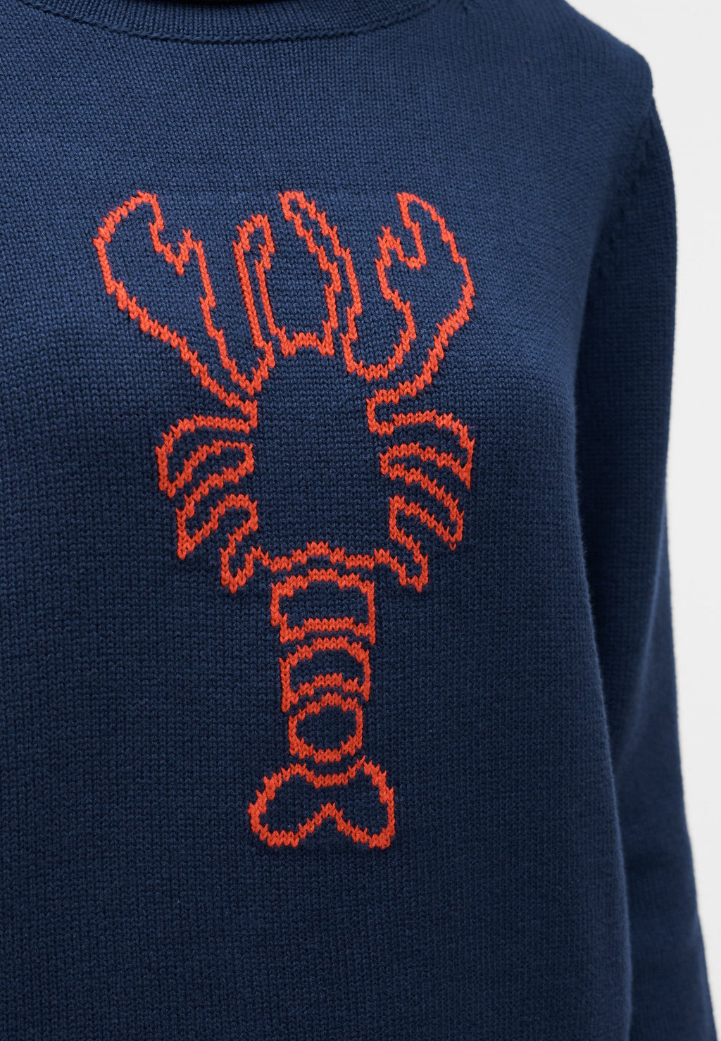 INTARSIA CREW - Jumper - blue