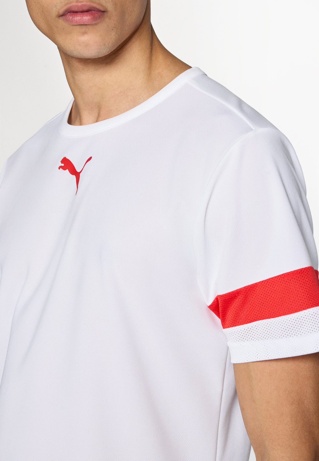 INDIVIDUALRISE UNISEX - Sports T-shirt - white/red