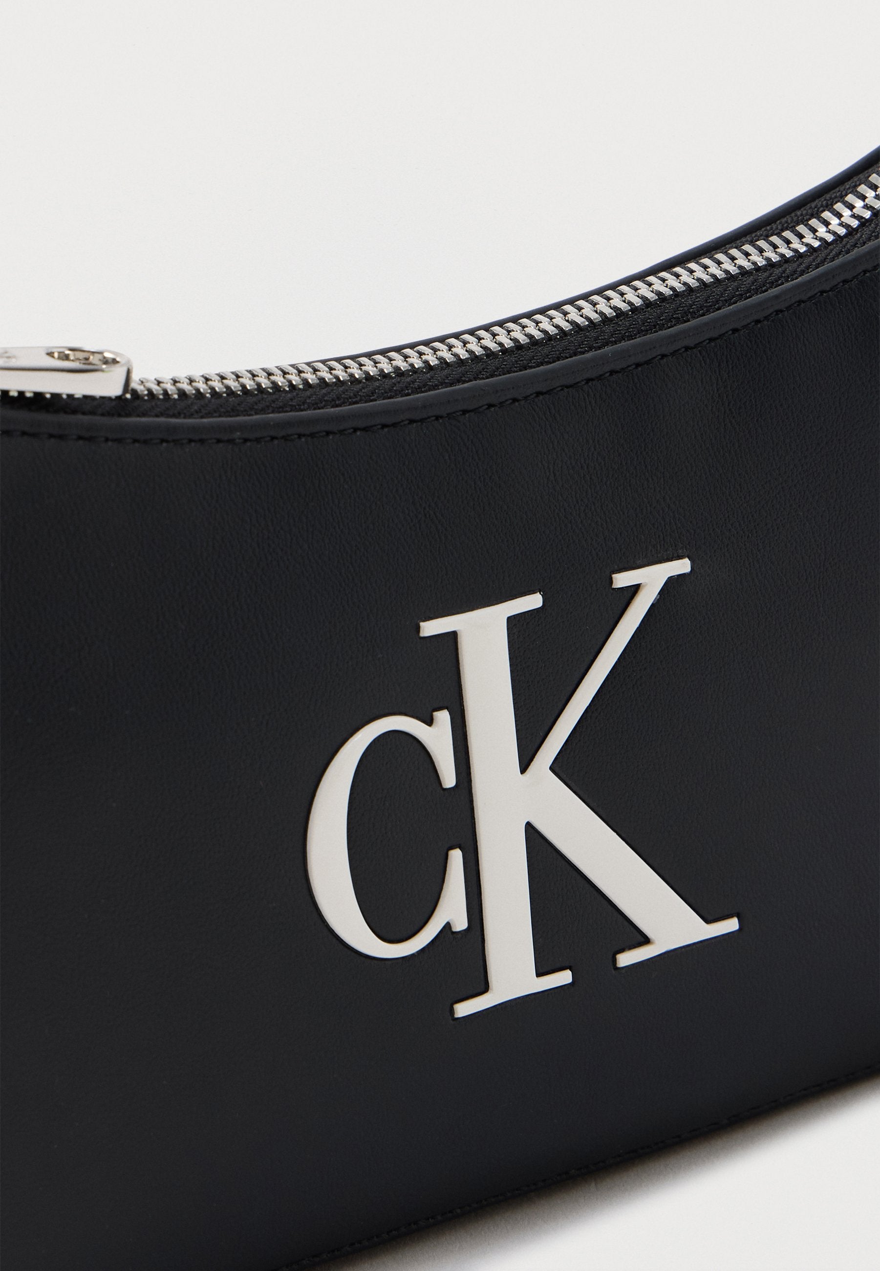 BOLD MINI BAG - Cross body bag - black/white