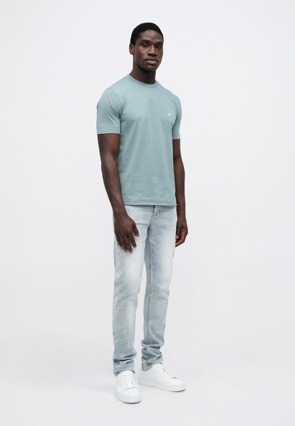 POCKETS PANT - Slim fit jeans - light blue denim
