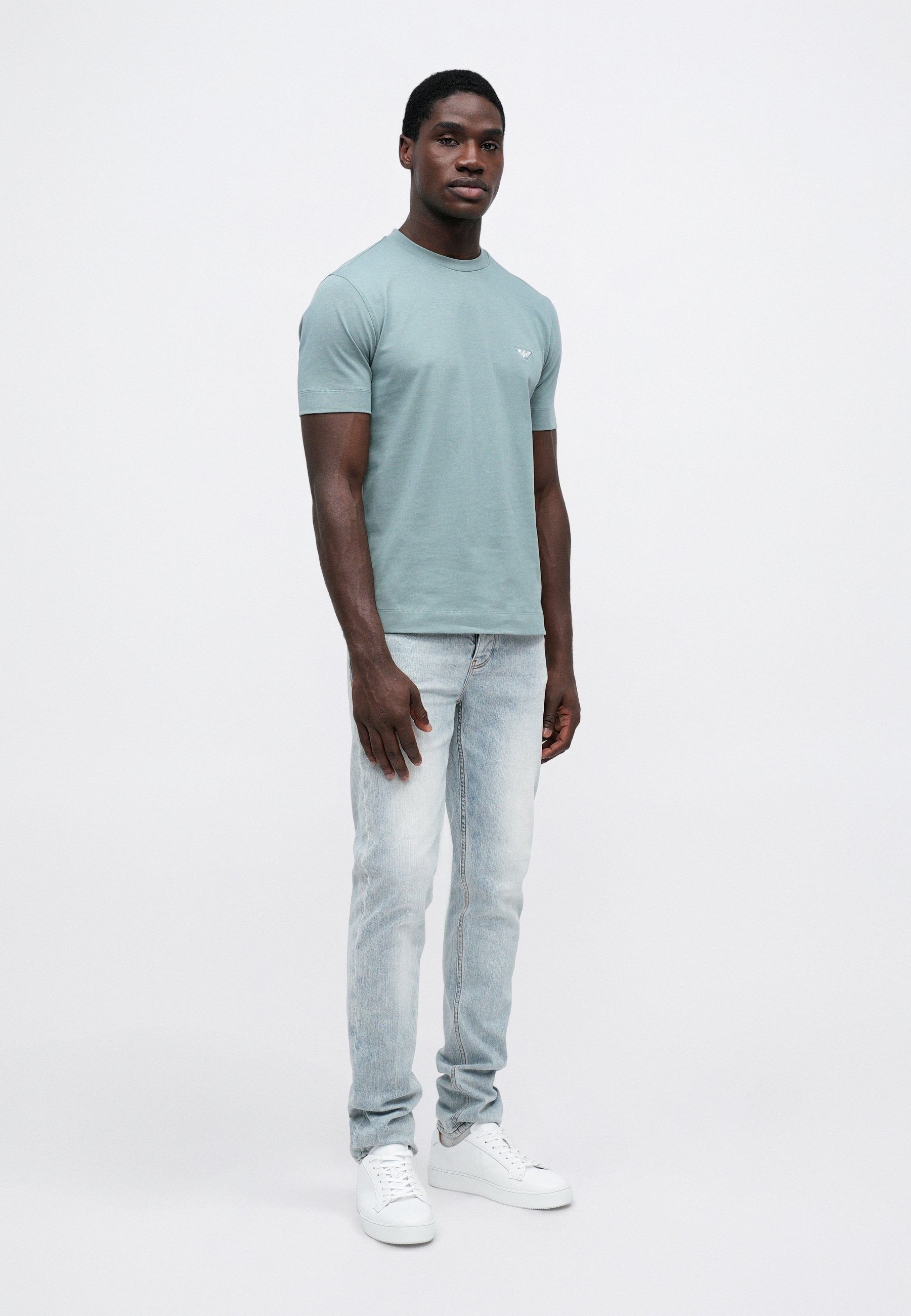 POCKETS PANT - Slim fit jeans - light blue denim