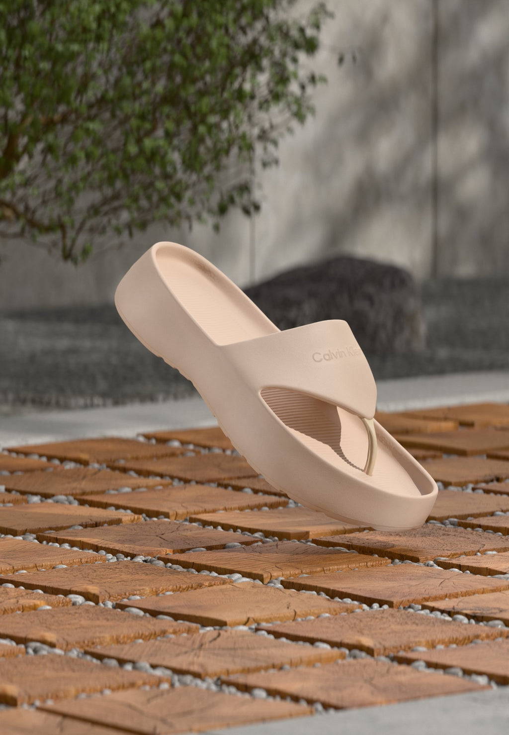 T-bar sandals - whisper pink