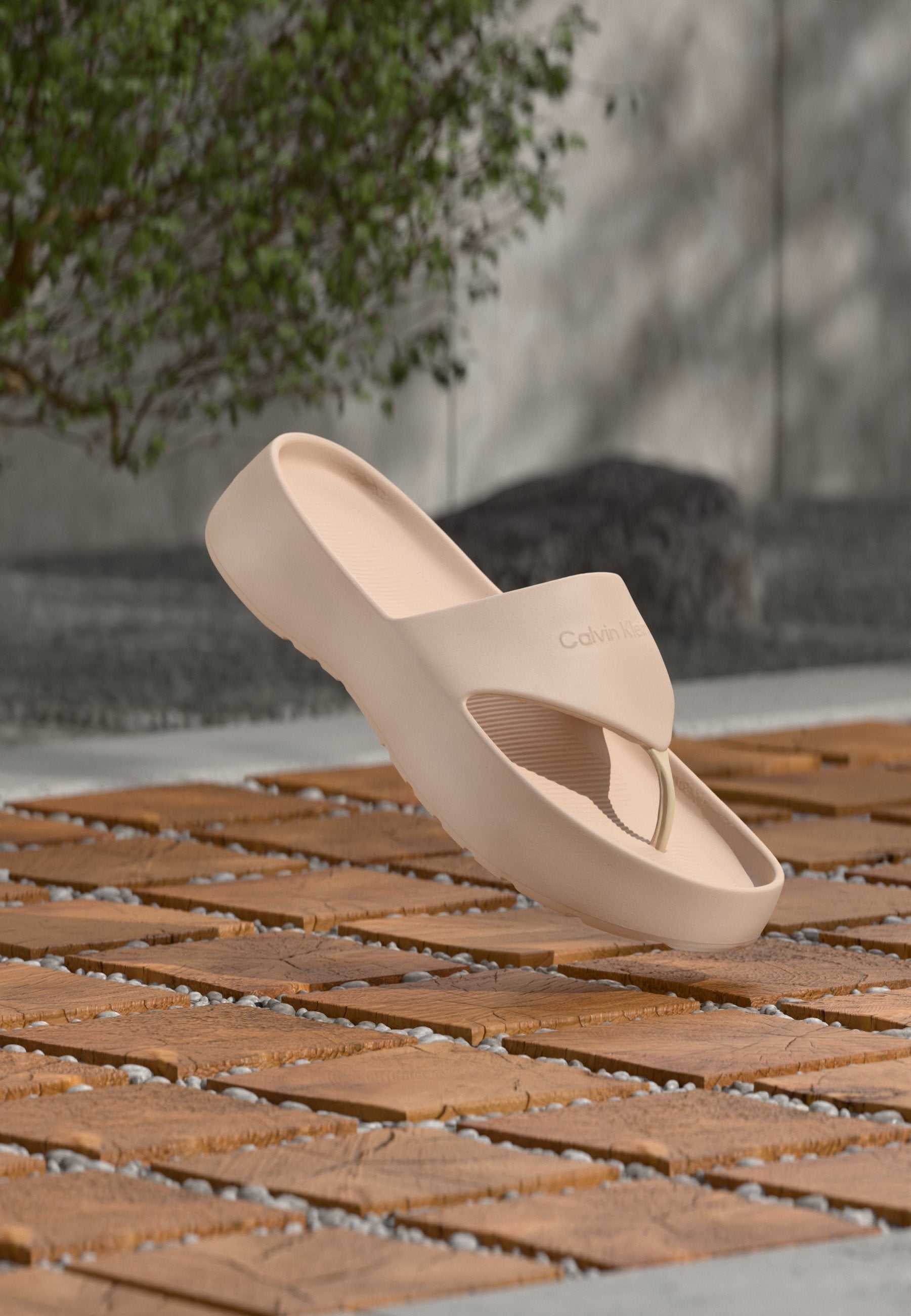 T-bar sandals - whisper pink