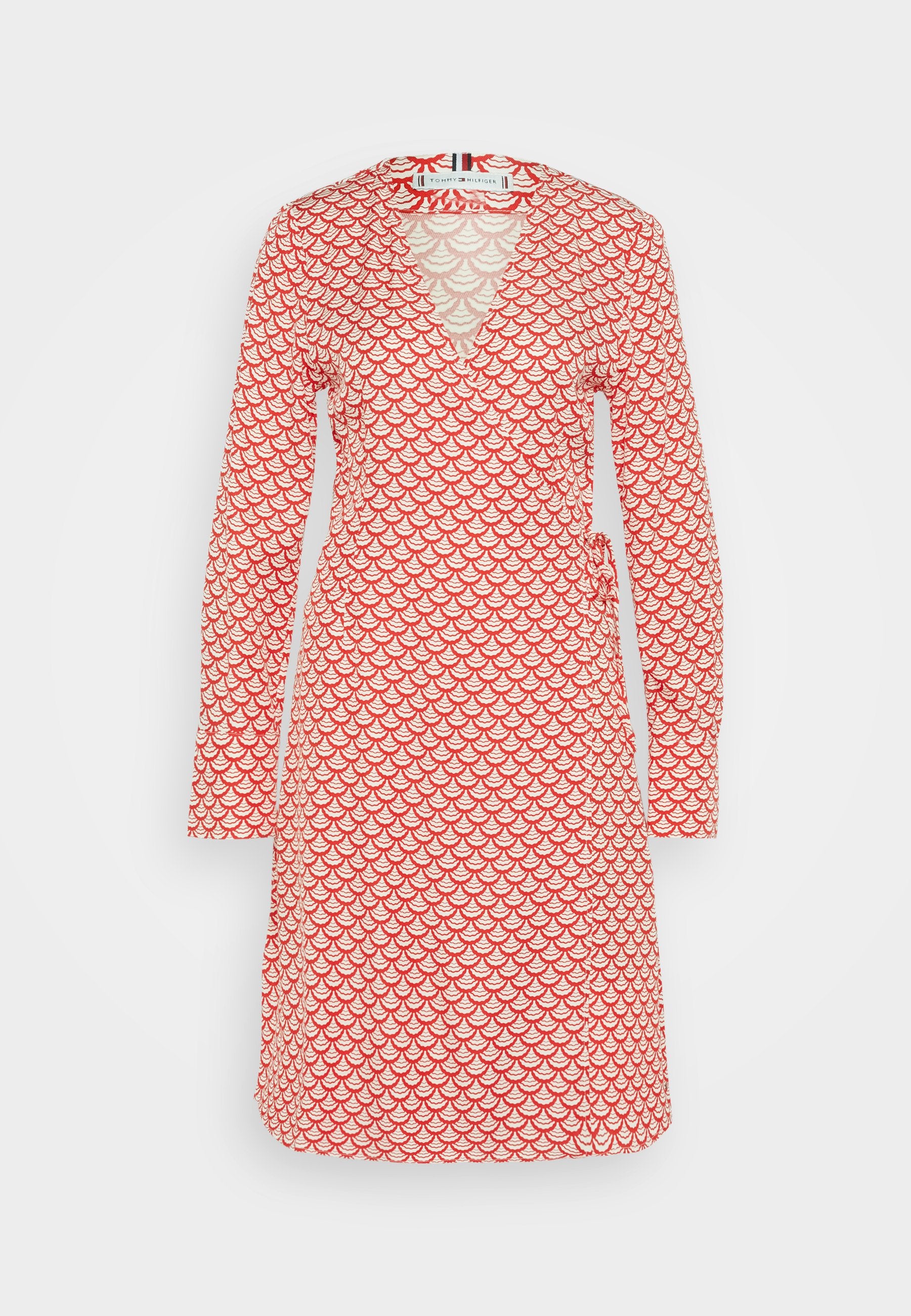 SEAL KNEE DRESS - Day dress - varsity seal/daring scarlet