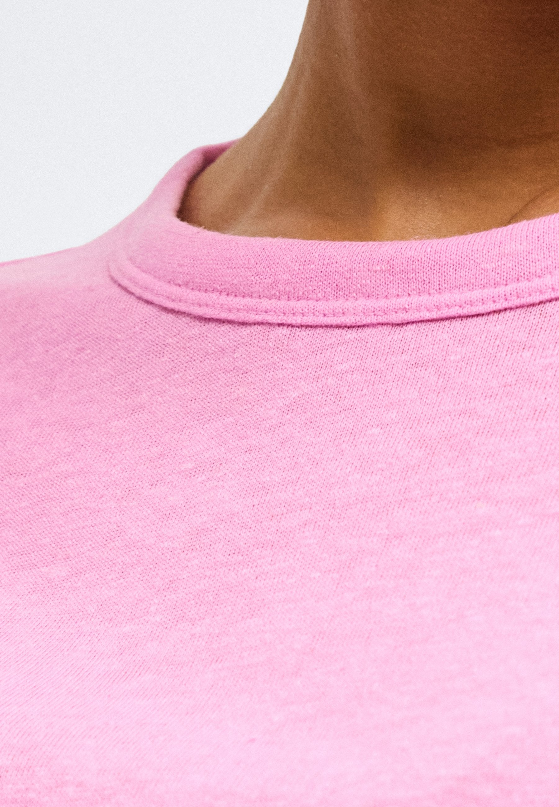 OVERSIZED TEE - Basic T-shirt - neon pink glow